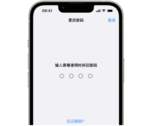 尖扎iPhone屏幕维修分享iPhone屏幕使用时间密码忘记了怎么办 