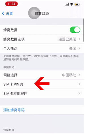 尖扎苹果14维修网分享如何给iPhone14的SIM卡设置密码 