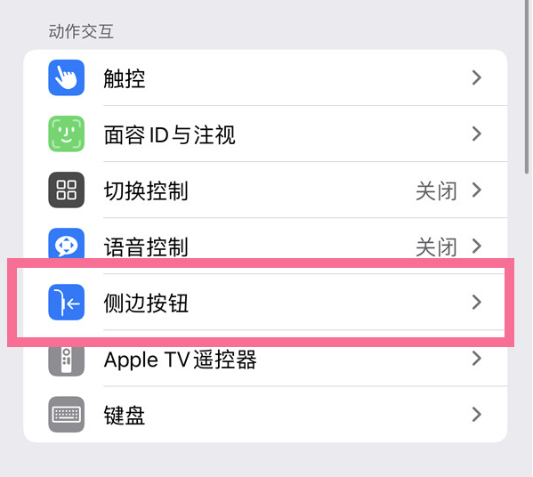 尖扎苹果14维修店分享iPhone14 Plus侧键双击下载功能关闭方法 